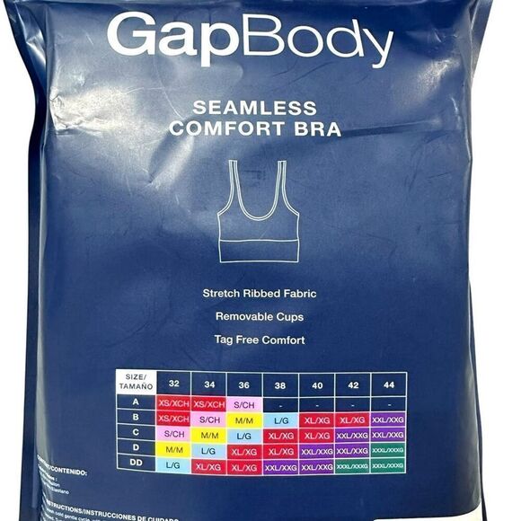 GapBody 2-Pack Comfort Bra Size Medium - Picture 6 of 6